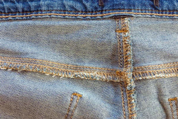 Blue jeans texture — Stock Photo, Image