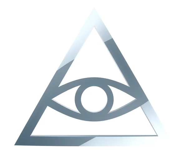 Simplistic Illuminati Sign — Stock Photo, Image