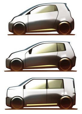 Araba vücut Microcar, şehir otomobili ve Kei-araba