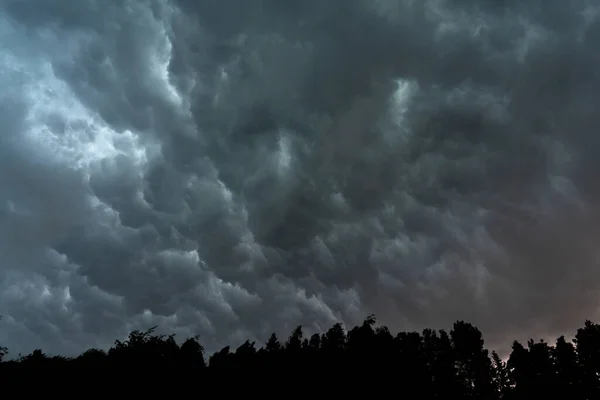 Gray Cumulus Clouds Sky Hurricane — Stock fotografie