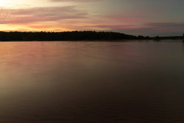 Early Sunrise Sea Reflected Sun Rays Sea Water Glare Water — Stock Photo, Image