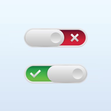 Açma/kapatma düğmesi vektör simgesi