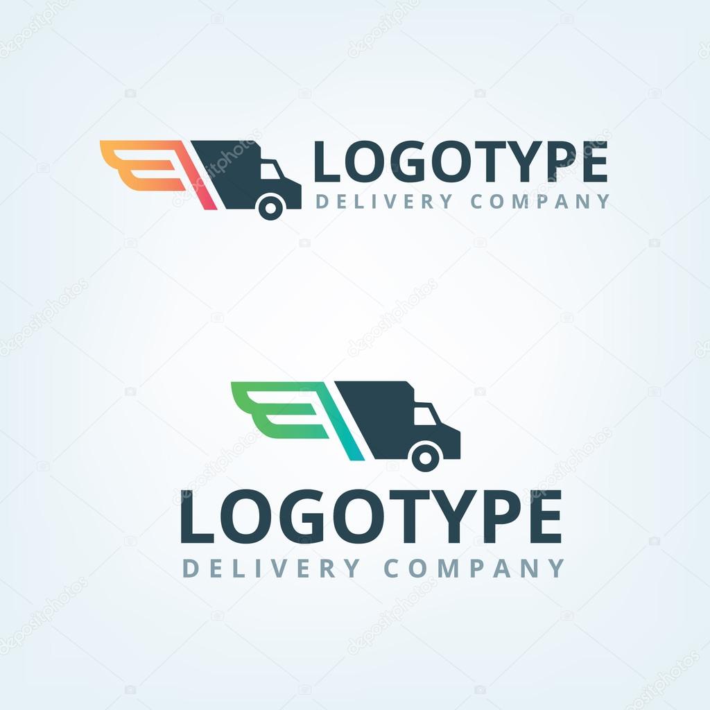 Logotype of delivery compay