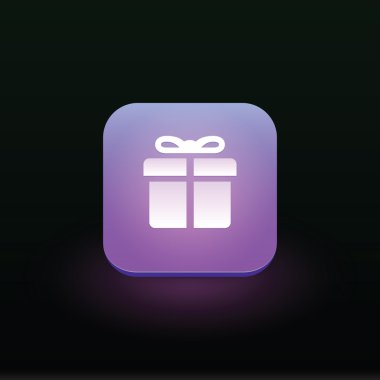 vektör hediye simgesi