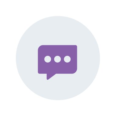 Vektör simge sohbet