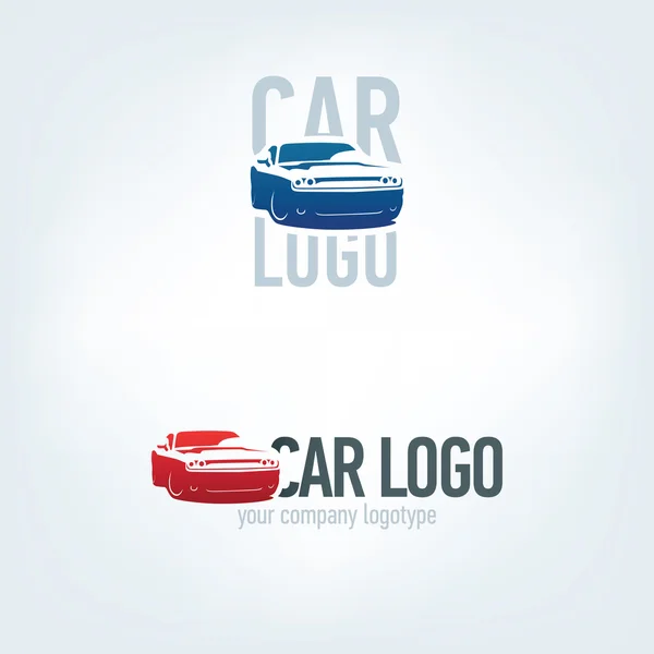 Logotipos del coche - servicio y reparación del coche — Vector de stock