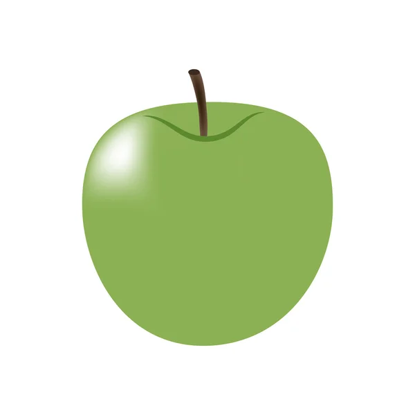 Pictogram appelfruit — Stockvector