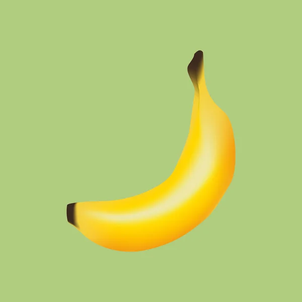 Icono de fruta de plátano — Vector de stock