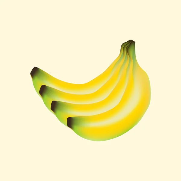 Ikona owoców banana — Wektor stockowy