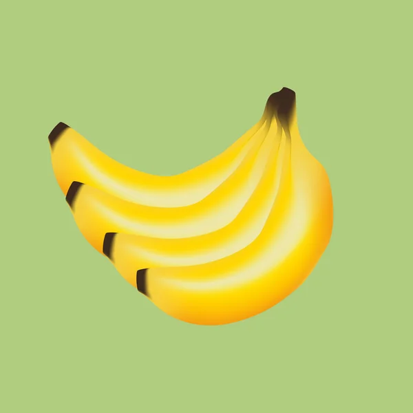 Ikona owoców banana — Wektor stockowy