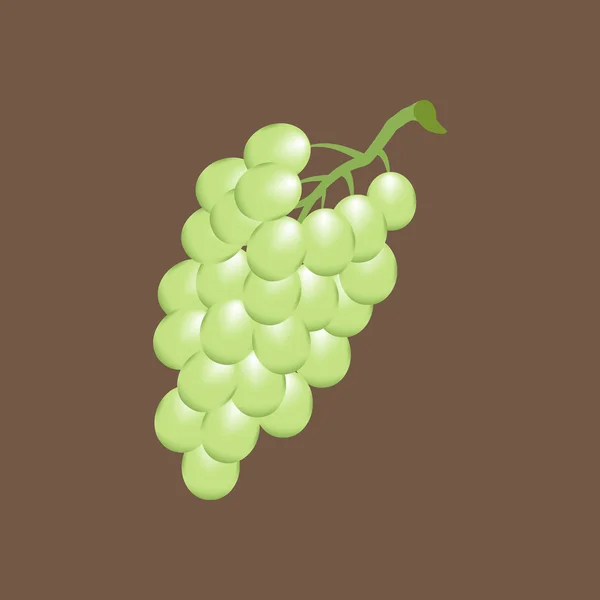 Виноград плоди значок — стоковий вектор