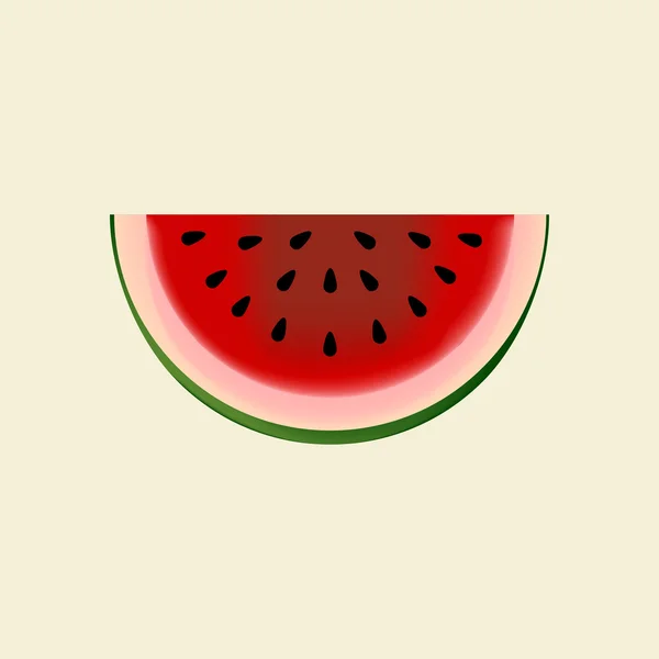 Görögdinnye gyümölcs ikon — Stock Vector