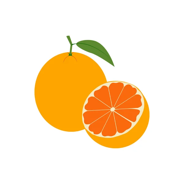 Εικονίδιο πορτοκαλιού — Διανυσματικό Αρχείο