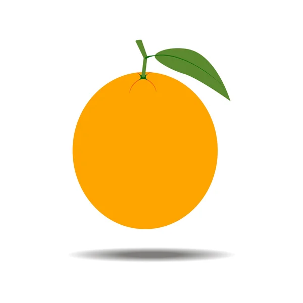 Icône de fruit orange — Image vectorielle