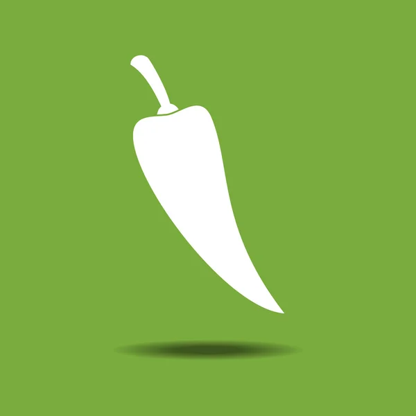 Jalapeno plantaardige pictogram — Stockvector