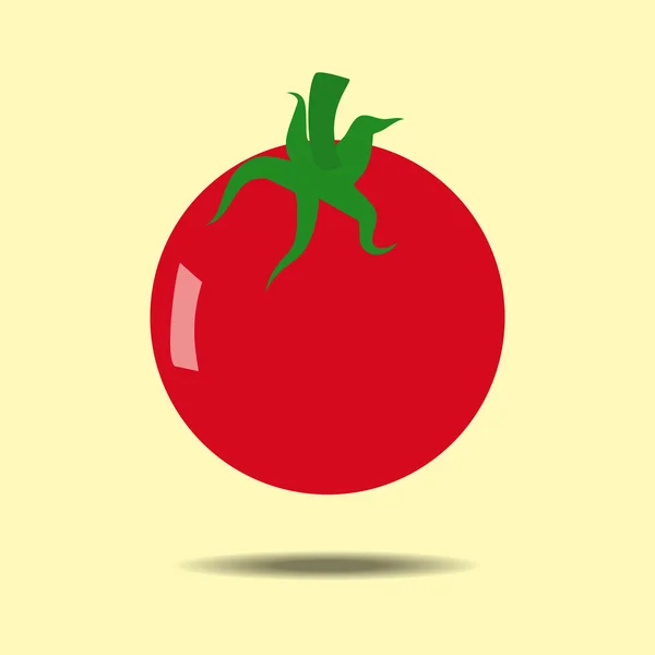 Tomaten-Gemüse-Symbol — Stockvektor