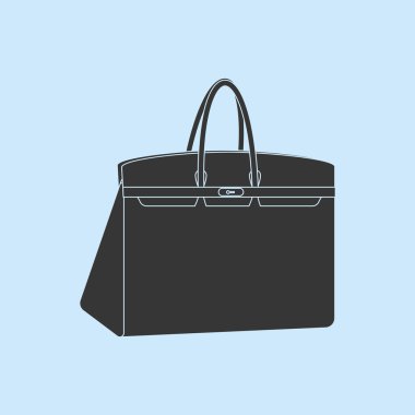 El çantası vektör simgesi