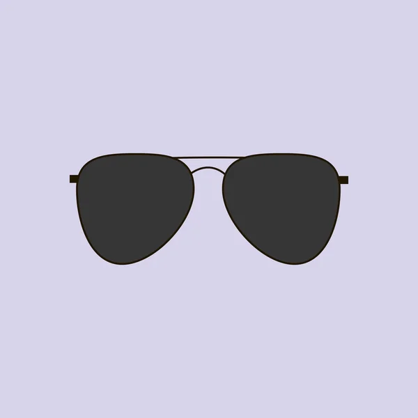 Icône de lunettes aviateur — Image vectorielle