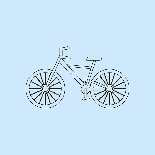 Fiets fiets pictogram — Stockvector