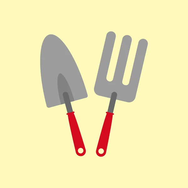 Icono de herramientas de jardín — Vector de stock
