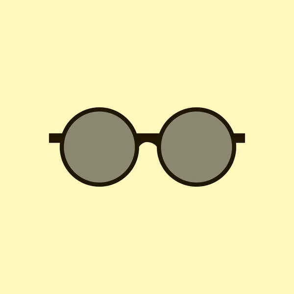 Round Sun Glasses — Stock Vector