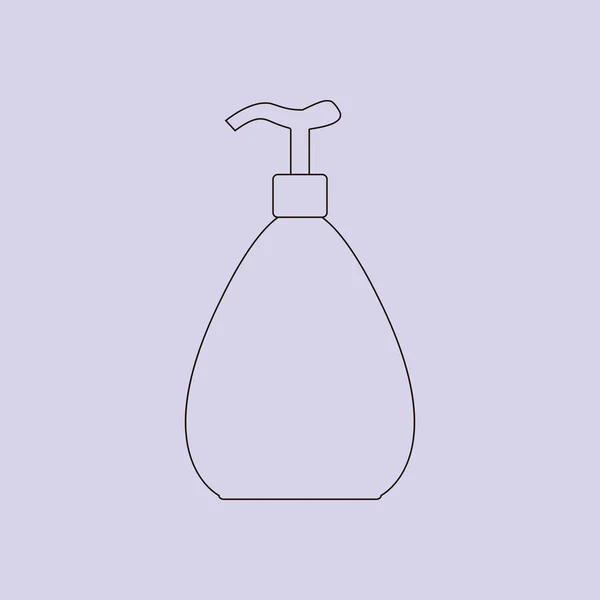 Icono de botella dispensador . — Vector de stock