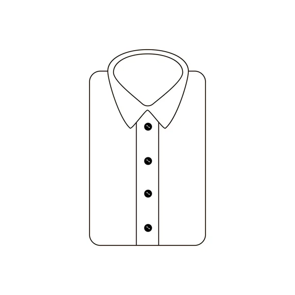 Shirt vector icon — Stock Vector