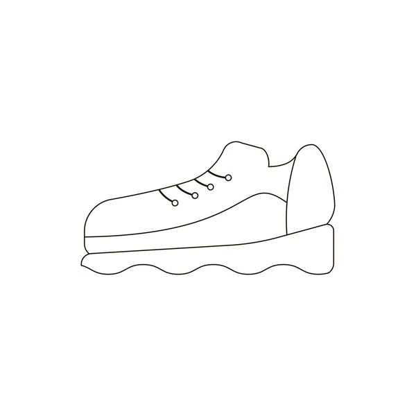 Sneakers skor ikonen — Stock vektor