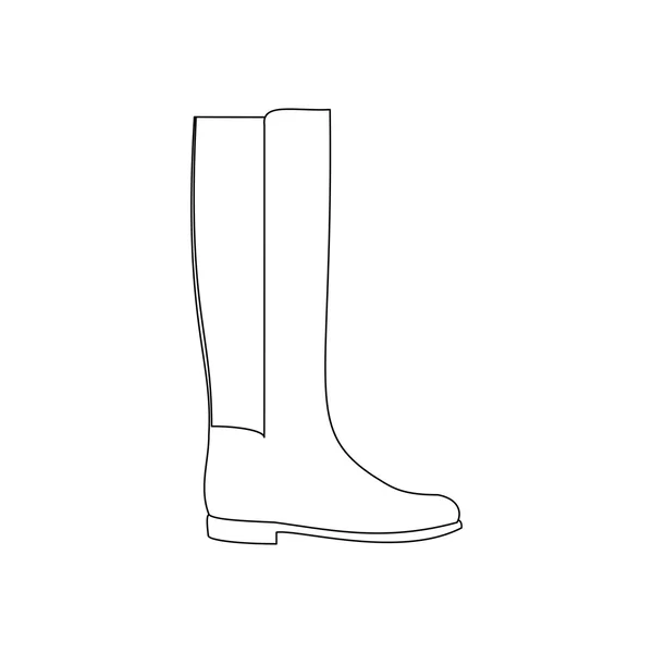 ブーツ靴の図 — ストックベクタ