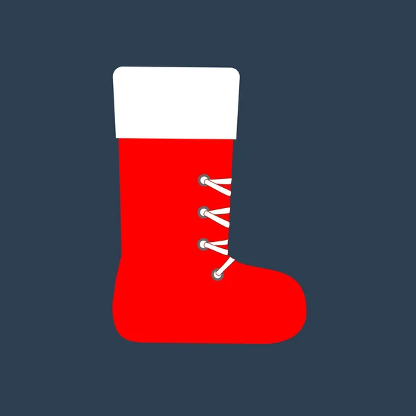 Navidad calcetín ilustración — Vector de stock