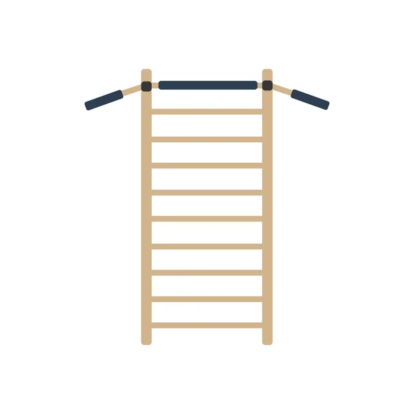 Gymnastika nástěnné panely žebřík — Stockový vektor