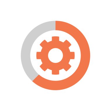 Ayarları vektör simgesi