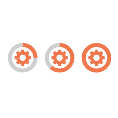 Ayarları vektör simgesi