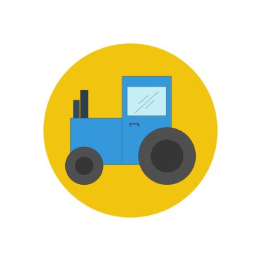 Traktör illüstrasyon vektör