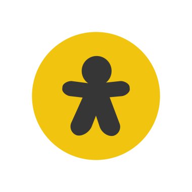 Zencefilli kurabiye adam siluet