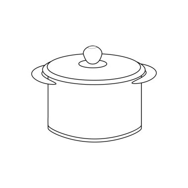 Tencere illüstrasyon yolu