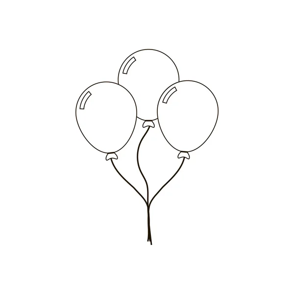 Illustration vectorielle ballon — Image vectorielle