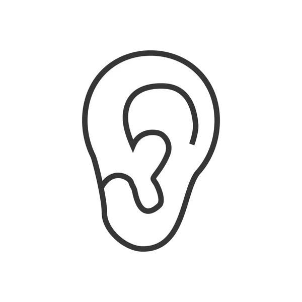 Vetor de ilustração auricular — Vetor de Stock