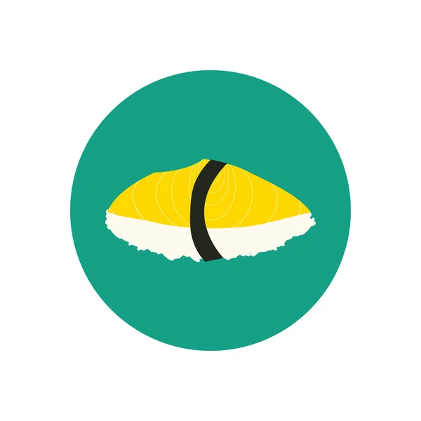 Sushi con pescado azul — Archivo Imágenes Vectoriales
