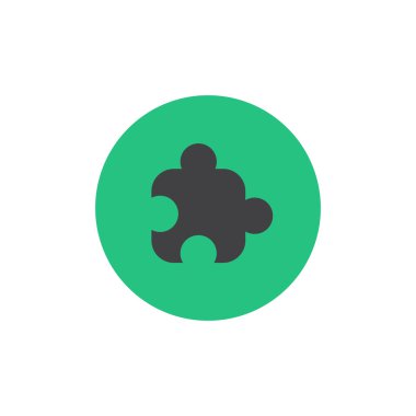 Bulmaca parça simge vektör