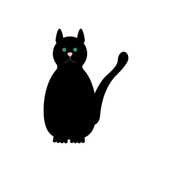 Illustration vectorielle chat — Image vectorielle