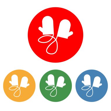 Mittens simge vektör