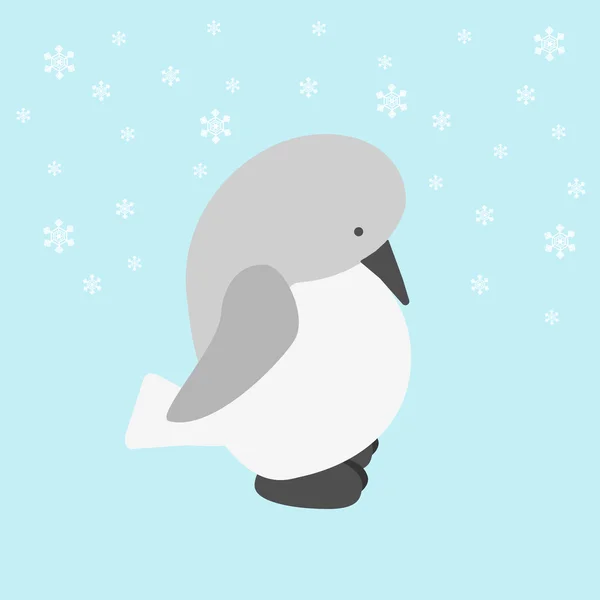 Pinguin-Symbolvektor — Stockvektor