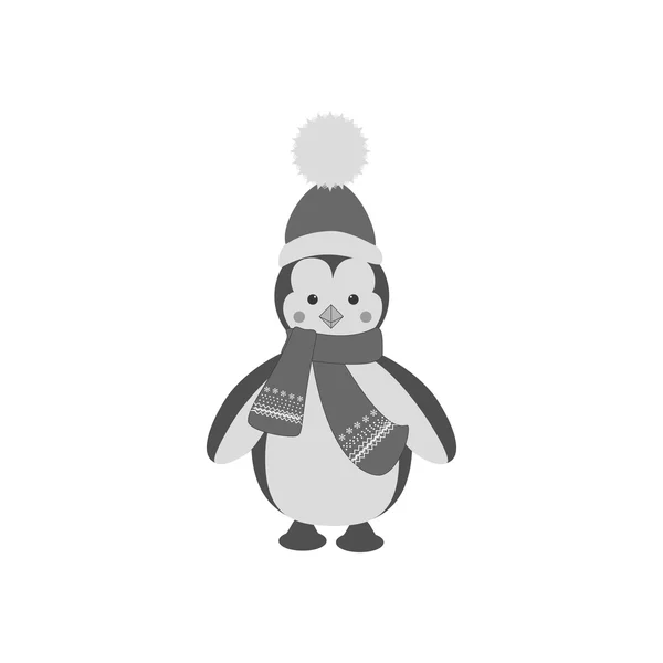 Vecteur icône pingouin — Image vectorielle