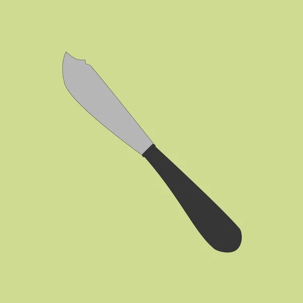 Servir cuchillo de pescado — Archivo Imágenes Vectoriales