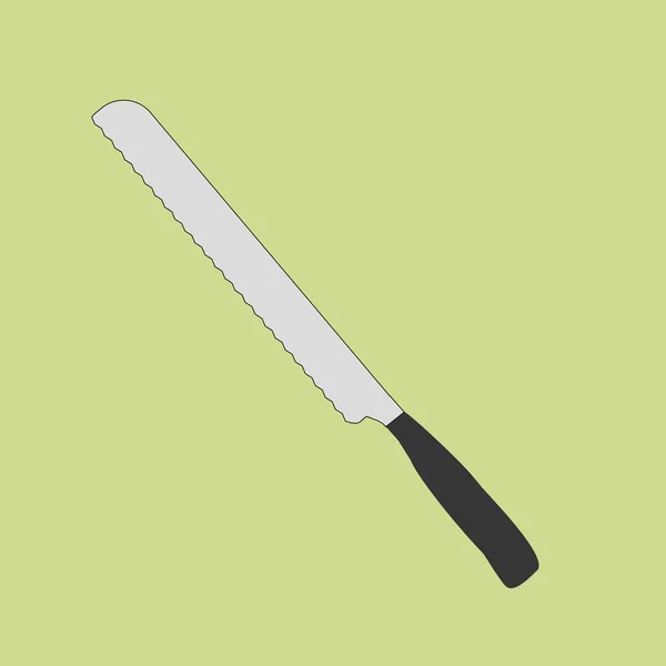Bröd kniv ikonen — Stock vektor