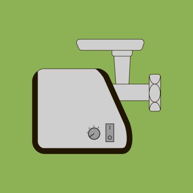 Et kıyma makinesi simgesini