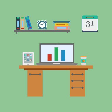 Vektör çalışma yer 