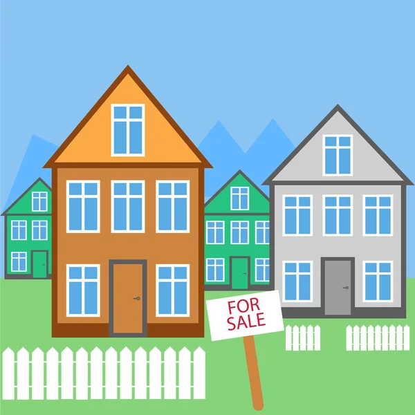 House For Sale Vector Icon — Stock Vector