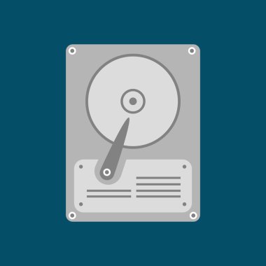 HDD simgesi. Sabit disk sürücüsü